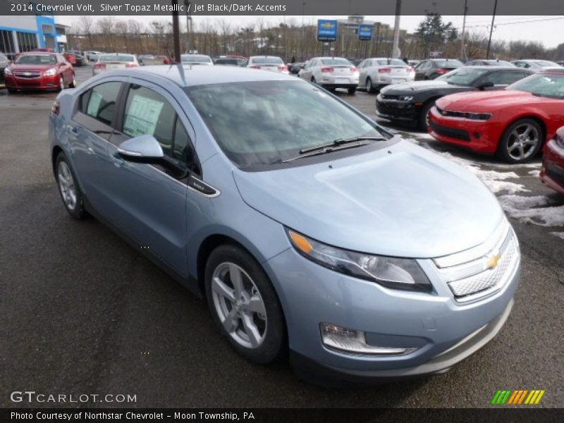 Silver Topaz Metallic / Jet Black/Dark Accents 2014 Chevrolet Volt