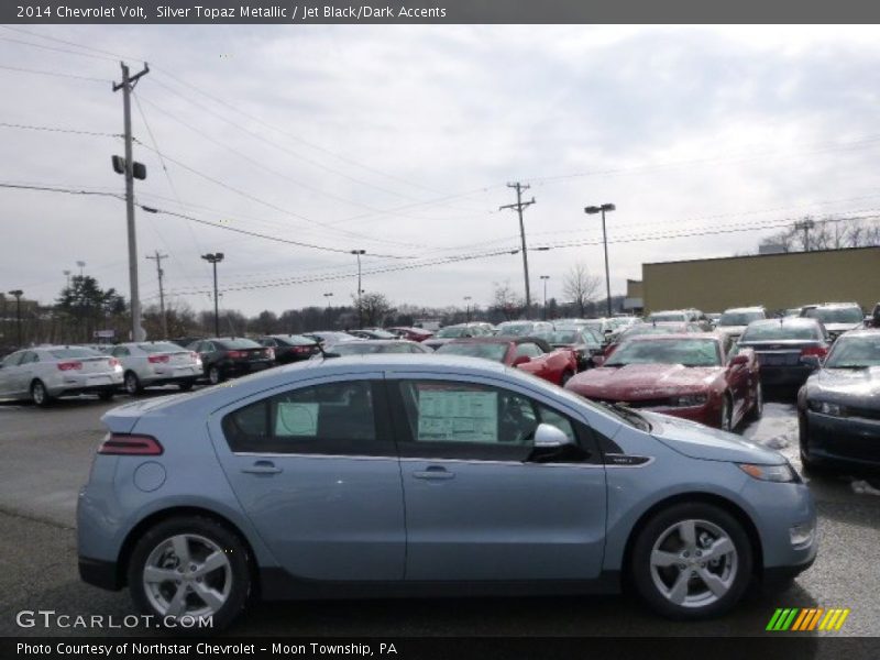 Silver Topaz Metallic / Jet Black/Dark Accents 2014 Chevrolet Volt