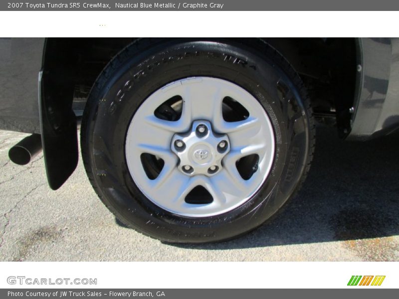 Nautical Blue Metallic / Graphite Gray 2007 Toyota Tundra SR5 CrewMax