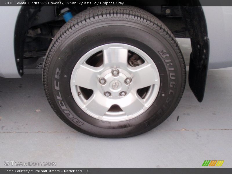 Silver Sky Metallic / Graphite Gray 2010 Toyota Tundra SR5 CrewMax