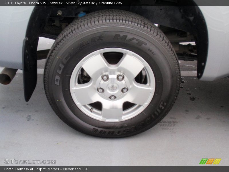 Silver Sky Metallic / Graphite Gray 2010 Toyota Tundra SR5 CrewMax
