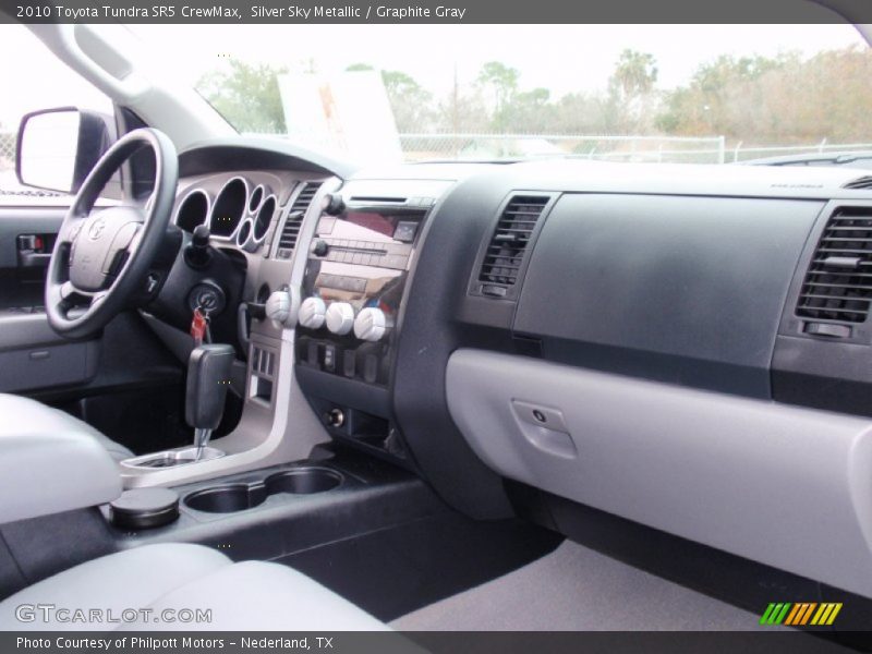 Silver Sky Metallic / Graphite Gray 2010 Toyota Tundra SR5 CrewMax