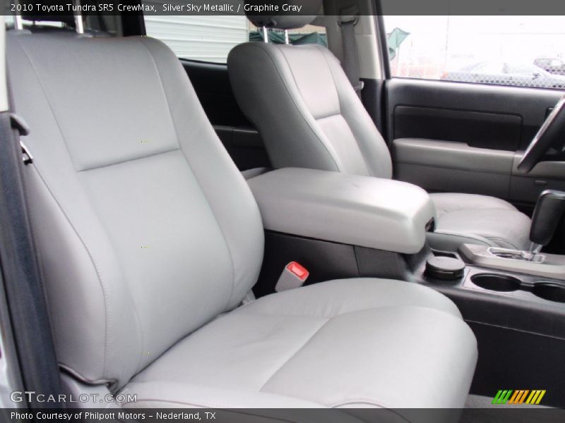Silver Sky Metallic / Graphite Gray 2010 Toyota Tundra SR5 CrewMax