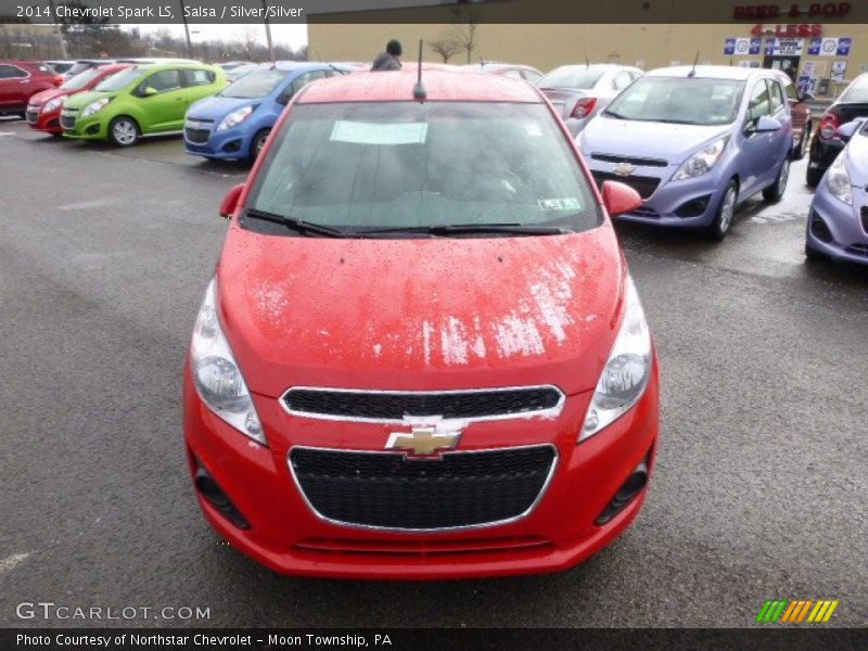Salsa / Silver/Silver 2014 Chevrolet Spark LS