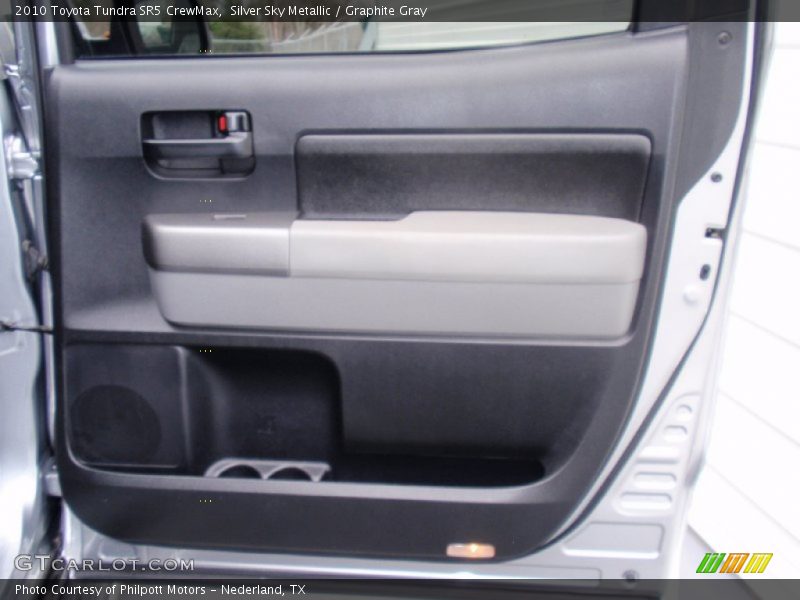 Silver Sky Metallic / Graphite Gray 2010 Toyota Tundra SR5 CrewMax