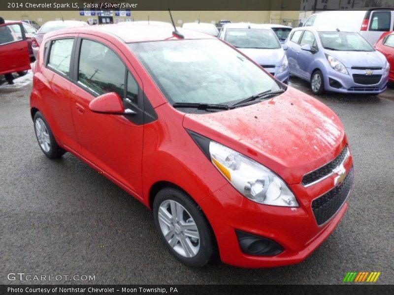 Salsa / Silver/Silver 2014 Chevrolet Spark LS