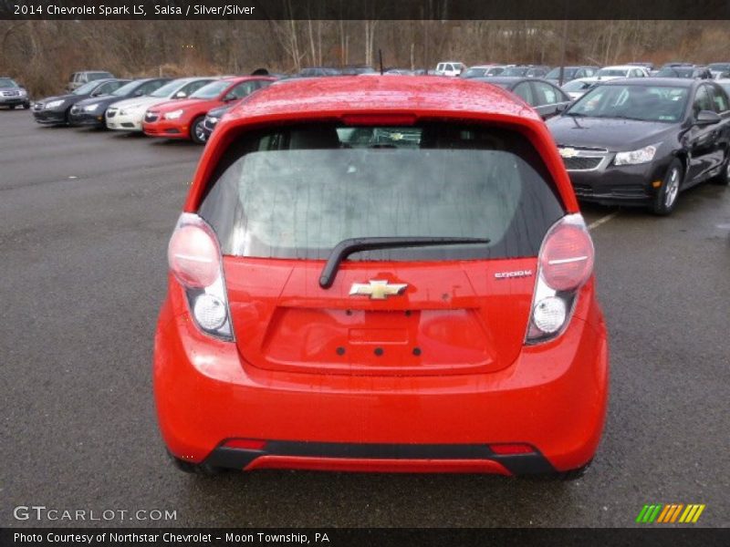 Salsa / Silver/Silver 2014 Chevrolet Spark LS