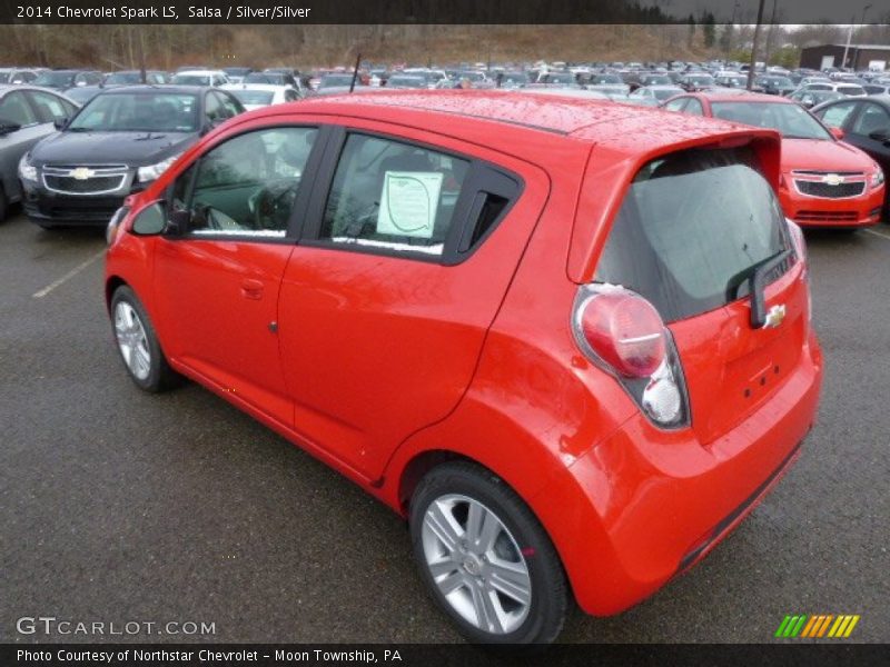 Salsa / Silver/Silver 2014 Chevrolet Spark LS