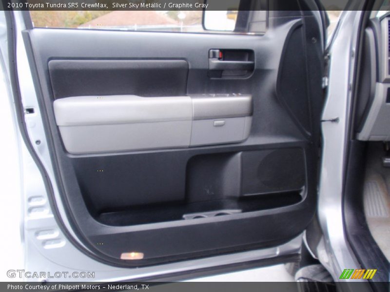 Silver Sky Metallic / Graphite Gray 2010 Toyota Tundra SR5 CrewMax