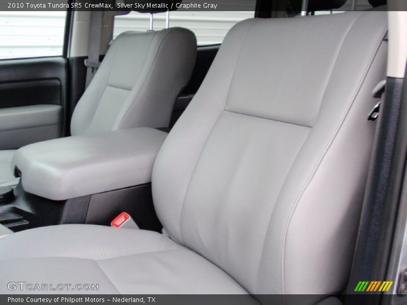 Silver Sky Metallic / Graphite Gray 2010 Toyota Tundra SR5 CrewMax