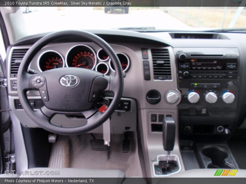 Silver Sky Metallic / Graphite Gray 2010 Toyota Tundra SR5 CrewMax