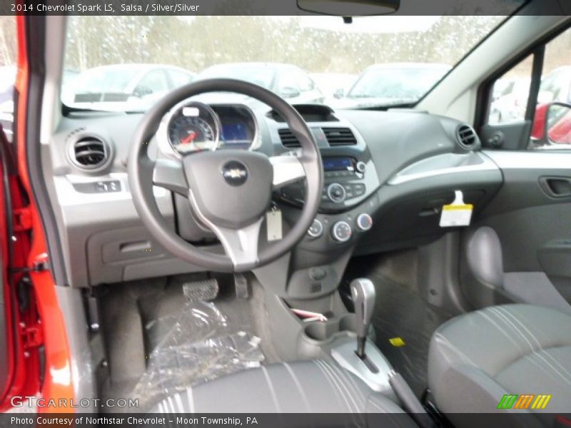 Salsa / Silver/Silver 2014 Chevrolet Spark LS