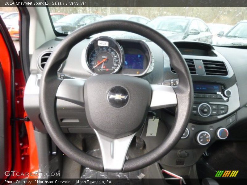 Salsa / Silver/Silver 2014 Chevrolet Spark LS
