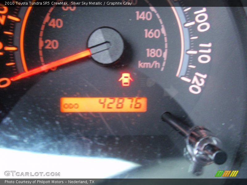 Silver Sky Metallic / Graphite Gray 2010 Toyota Tundra SR5 CrewMax