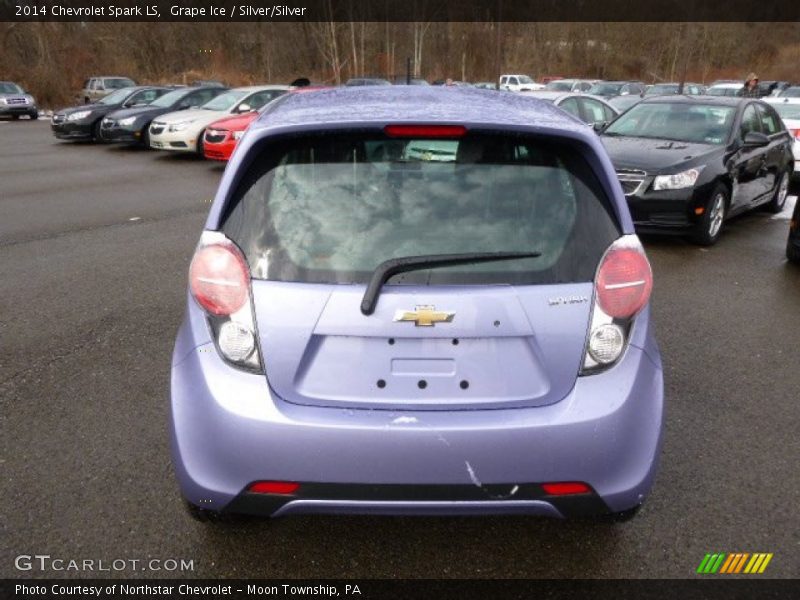 Grape Ice / Silver/Silver 2014 Chevrolet Spark LS