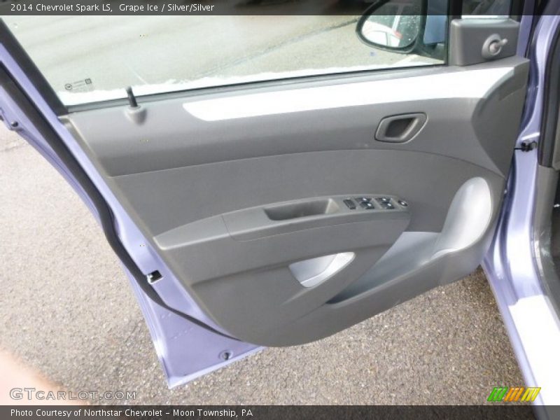 Grape Ice / Silver/Silver 2014 Chevrolet Spark LS