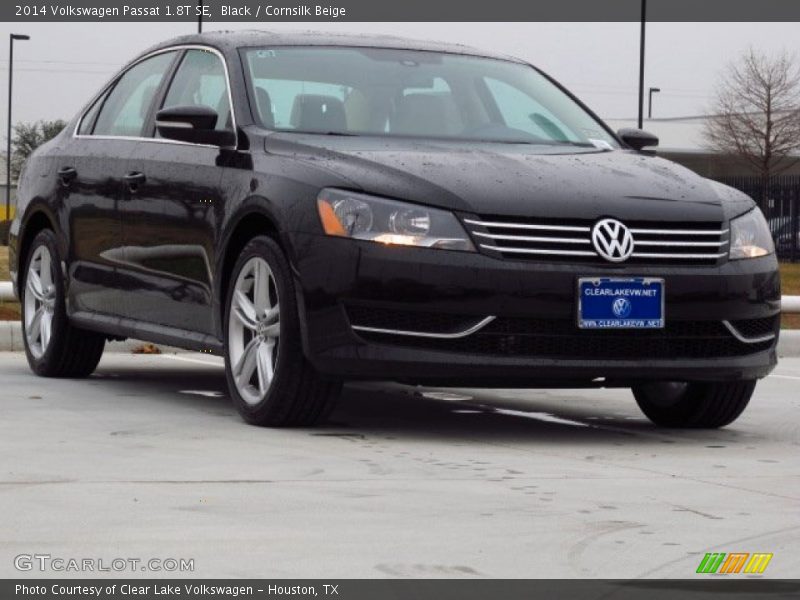 Black / Cornsilk Beige 2014 Volkswagen Passat 1.8T SE