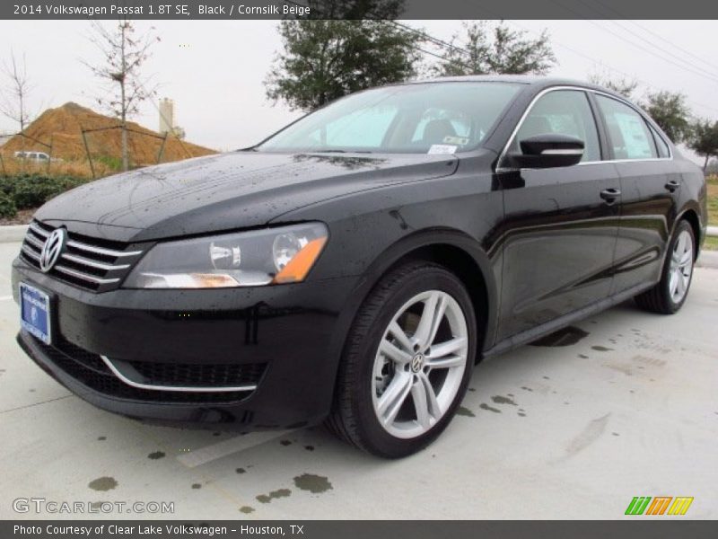 Black / Cornsilk Beige 2014 Volkswagen Passat 1.8T SE