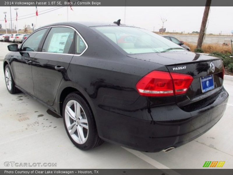 Black / Cornsilk Beige 2014 Volkswagen Passat 1.8T SE