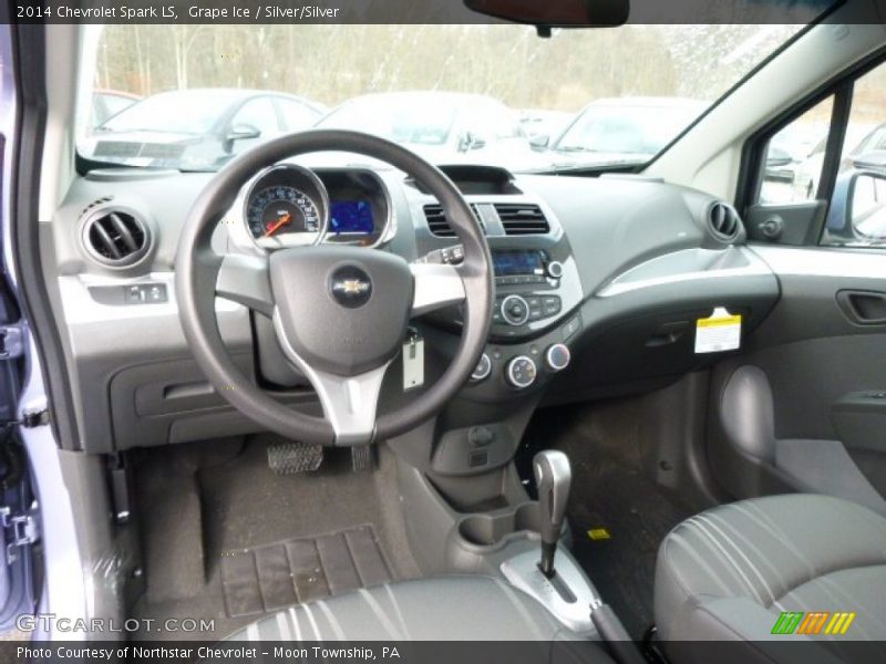 Grape Ice / Silver/Silver 2014 Chevrolet Spark LS