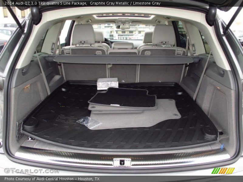 Graphite Gray Metallic / Limestone Gray 2014 Audi Q7 3.0 TFSI quattro S Line Package