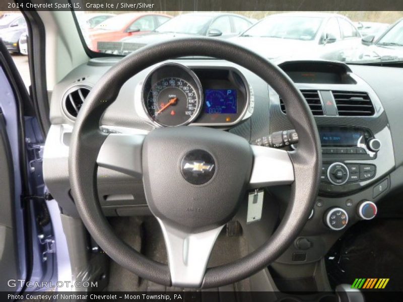 Grape Ice / Silver/Silver 2014 Chevrolet Spark LS