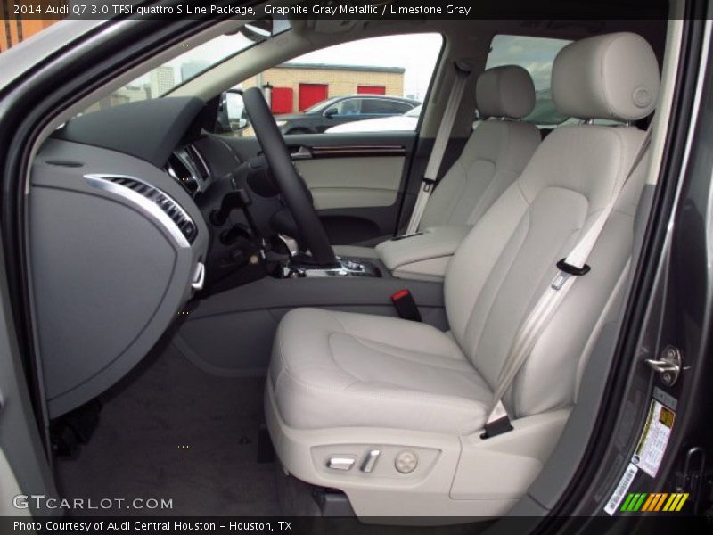 Graphite Gray Metallic / Limestone Gray 2014 Audi Q7 3.0 TFSI quattro S Line Package