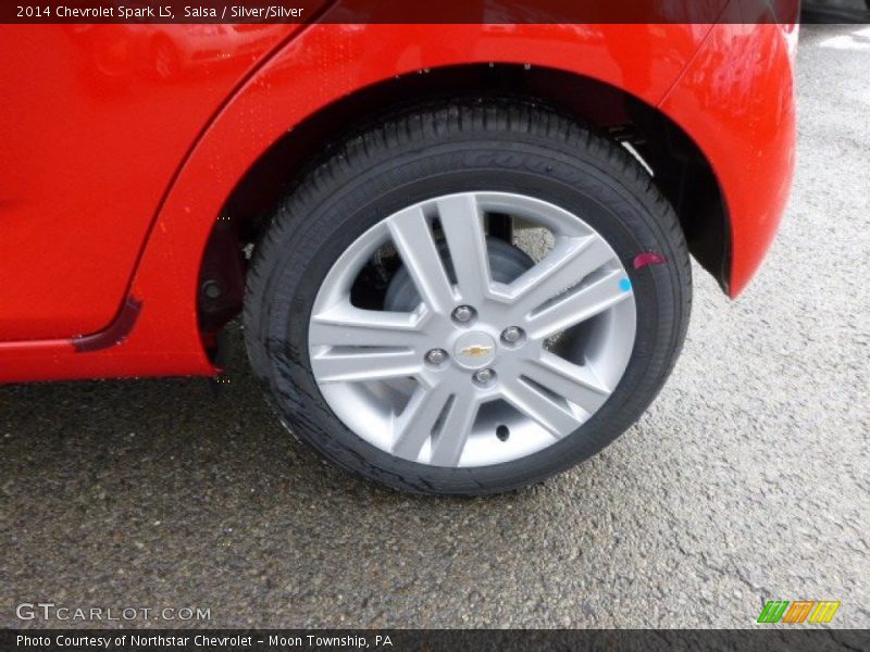 Salsa / Silver/Silver 2014 Chevrolet Spark LS