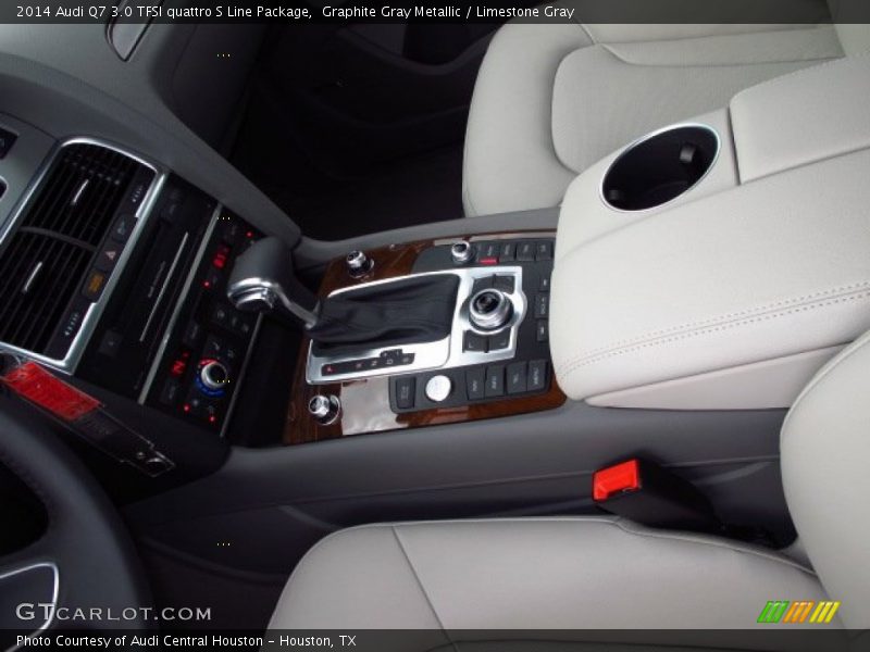 Graphite Gray Metallic / Limestone Gray 2014 Audi Q7 3.0 TFSI quattro S Line Package