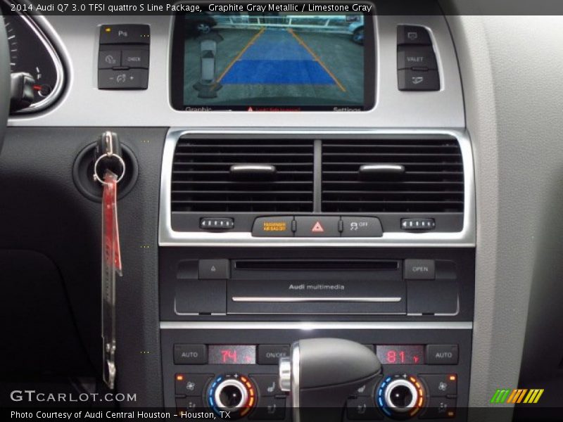 Graphite Gray Metallic / Limestone Gray 2014 Audi Q7 3.0 TFSI quattro S Line Package