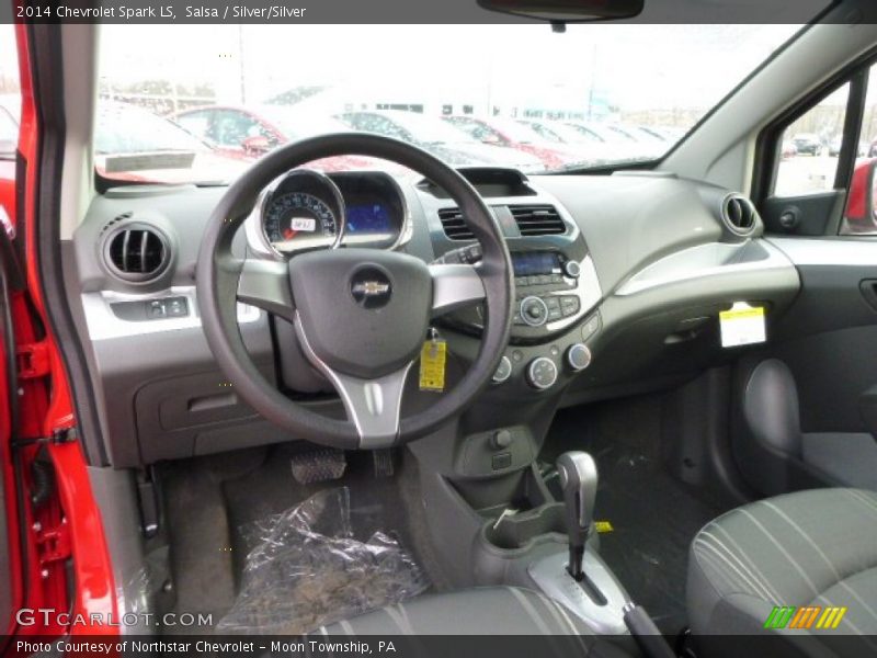 Salsa / Silver/Silver 2014 Chevrolet Spark LS