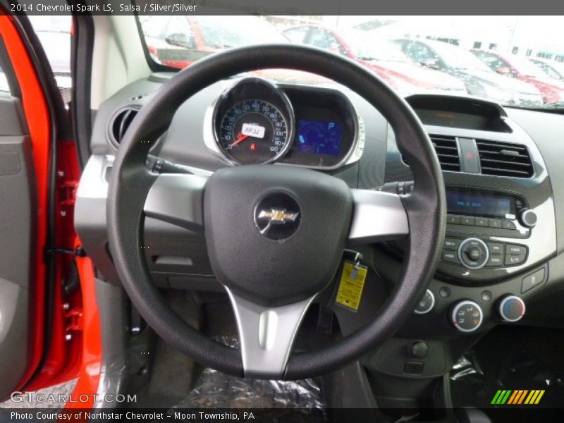 Salsa / Silver/Silver 2014 Chevrolet Spark LS