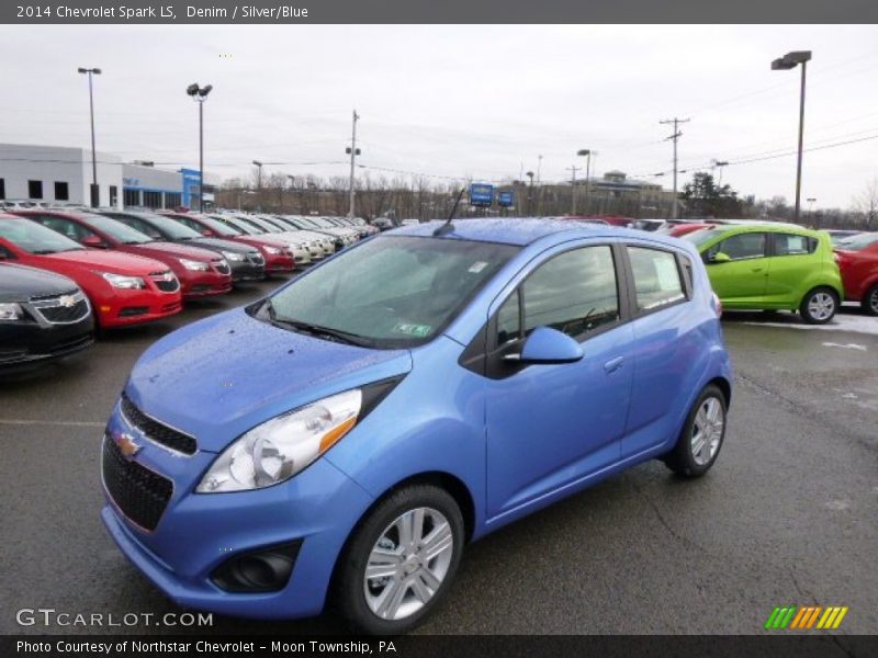 Denim / Silver/Blue 2014 Chevrolet Spark LS