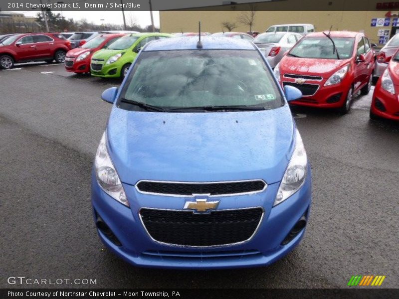 Denim / Silver/Blue 2014 Chevrolet Spark LS