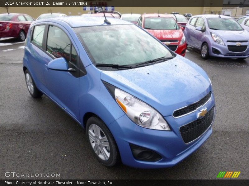 Denim / Silver/Blue 2014 Chevrolet Spark LS