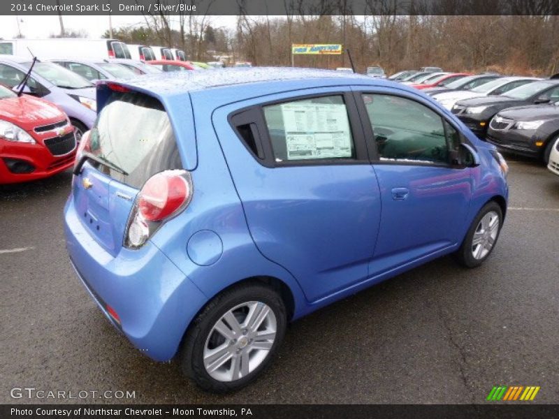 Denim / Silver/Blue 2014 Chevrolet Spark LS