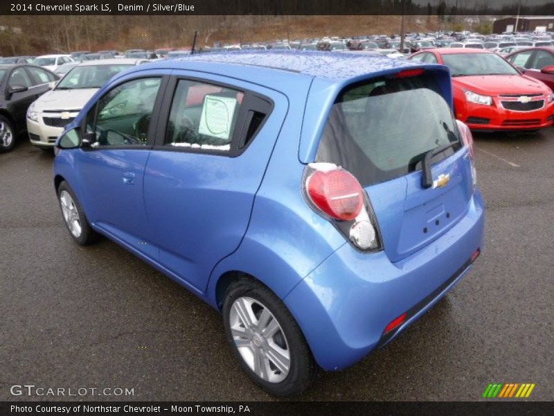 Denim / Silver/Blue 2014 Chevrolet Spark LS