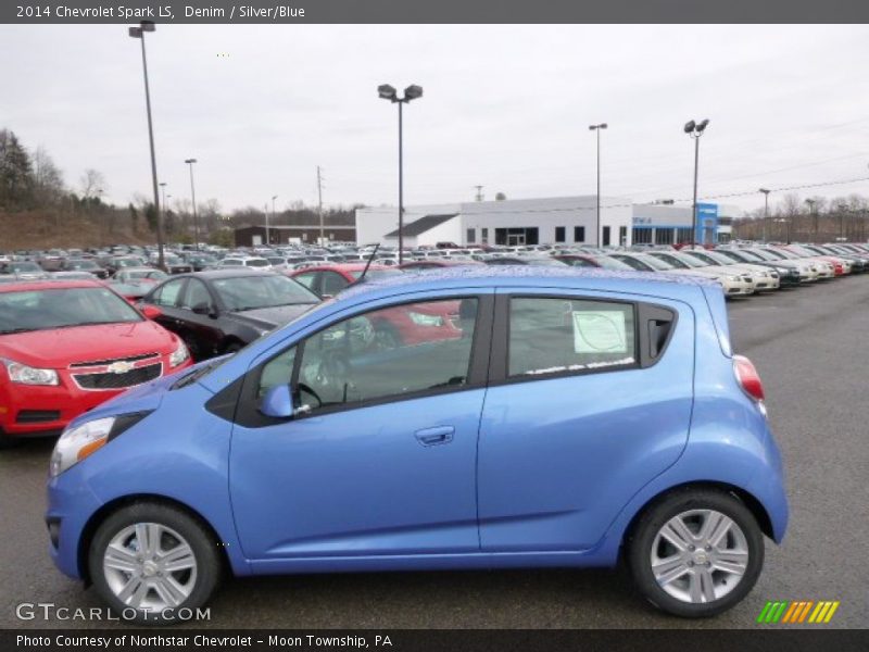 Denim / Silver/Blue 2014 Chevrolet Spark LS