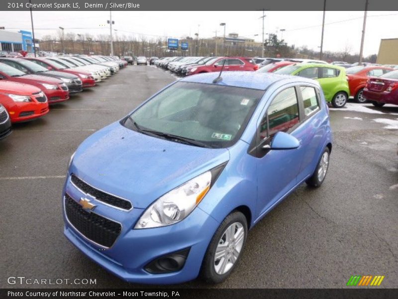 Denim / Silver/Blue 2014 Chevrolet Spark LS