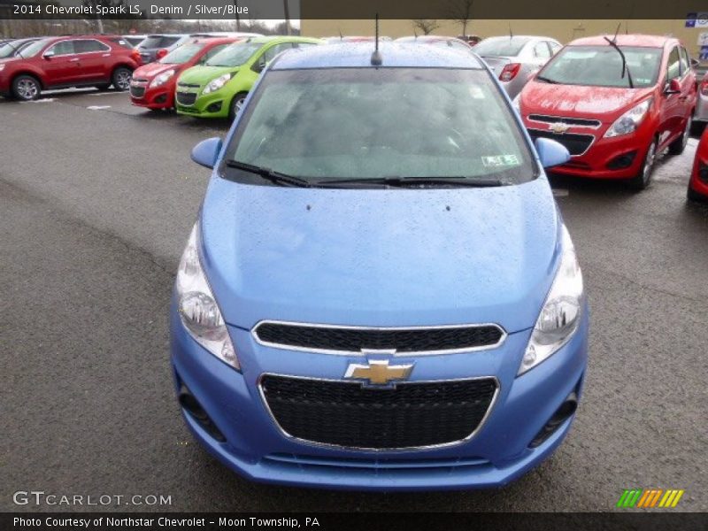 Denim / Silver/Blue 2014 Chevrolet Spark LS