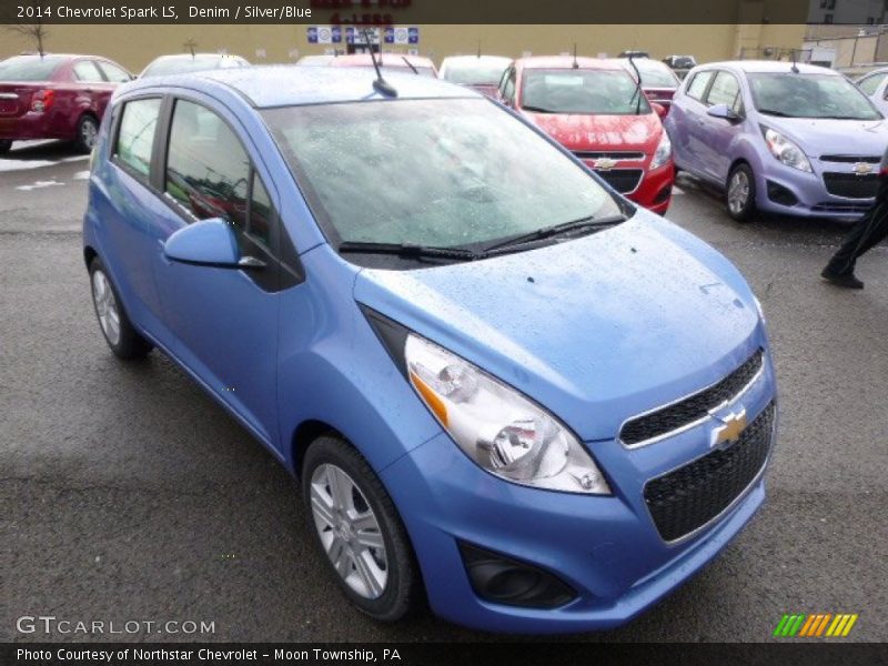 Denim / Silver/Blue 2014 Chevrolet Spark LS