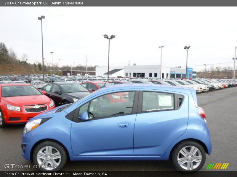 Denim / Silver/Blue 2014 Chevrolet Spark LS