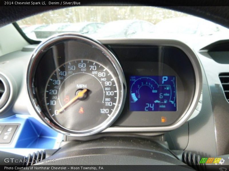 Denim / Silver/Blue 2014 Chevrolet Spark LS