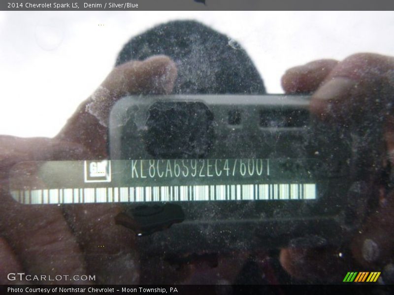 Denim / Silver/Blue 2014 Chevrolet Spark LS