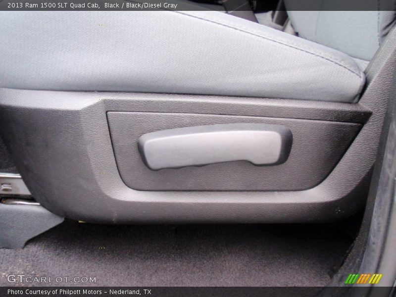 Black / Black/Diesel Gray 2013 Ram 1500 SLT Quad Cab