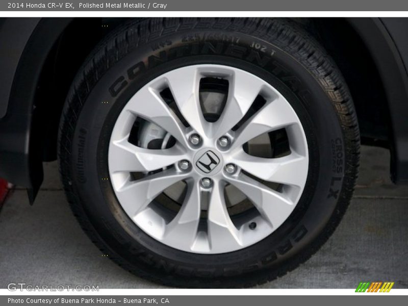 Polished Metal Metallic / Gray 2014 Honda CR-V EX