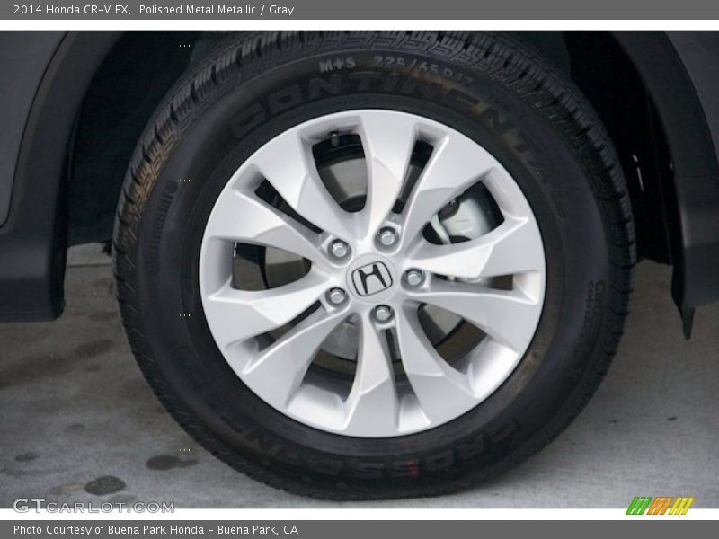 Polished Metal Metallic / Gray 2014 Honda CR-V EX