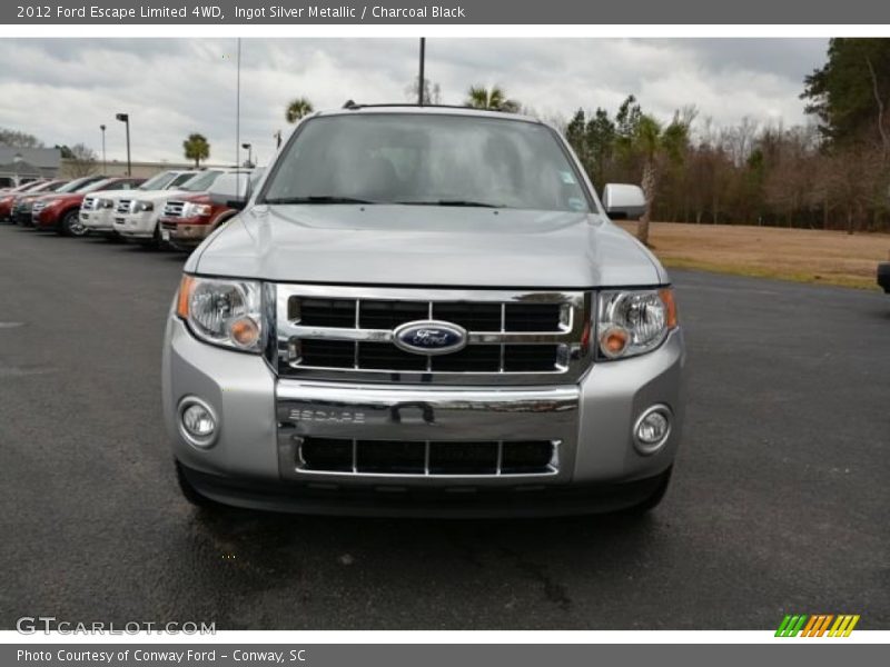 Ingot Silver Metallic / Charcoal Black 2012 Ford Escape Limited 4WD