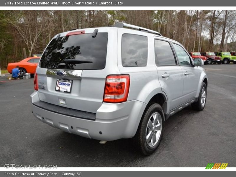 Ingot Silver Metallic / Charcoal Black 2012 Ford Escape Limited 4WD