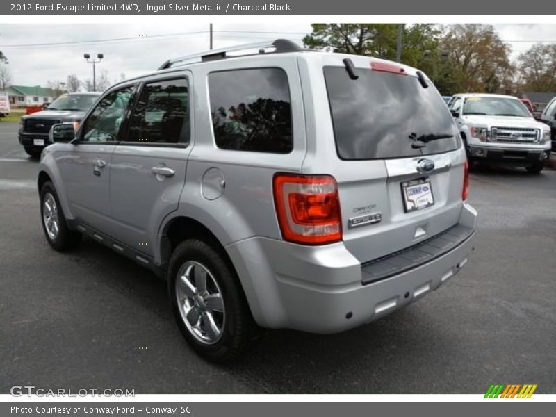 Ingot Silver Metallic / Charcoal Black 2012 Ford Escape Limited 4WD